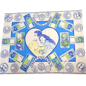 Madagascar bank note print scarf